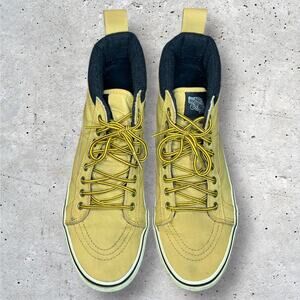 Vans SK8 Hi Top Lace Up Warm Yellow Skate Sneakers Men's 10.5
